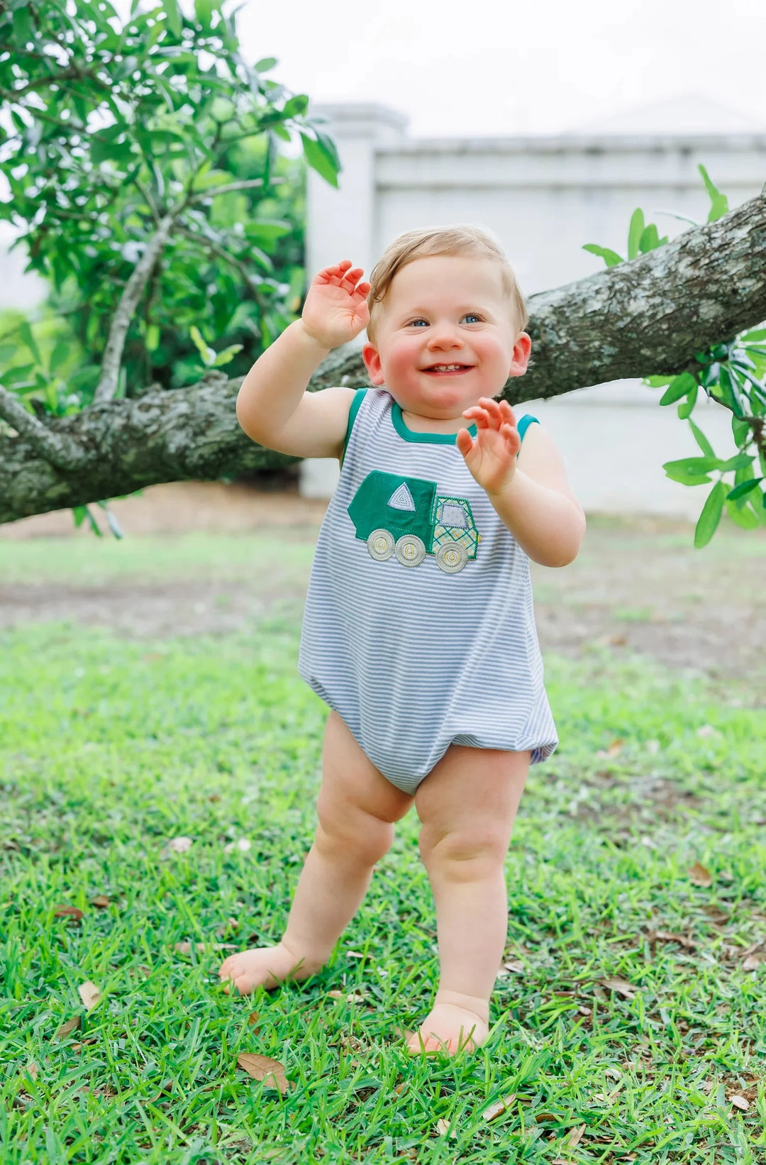 Clean Up Crew Bubble Boy Romper Trotter Street Kids 