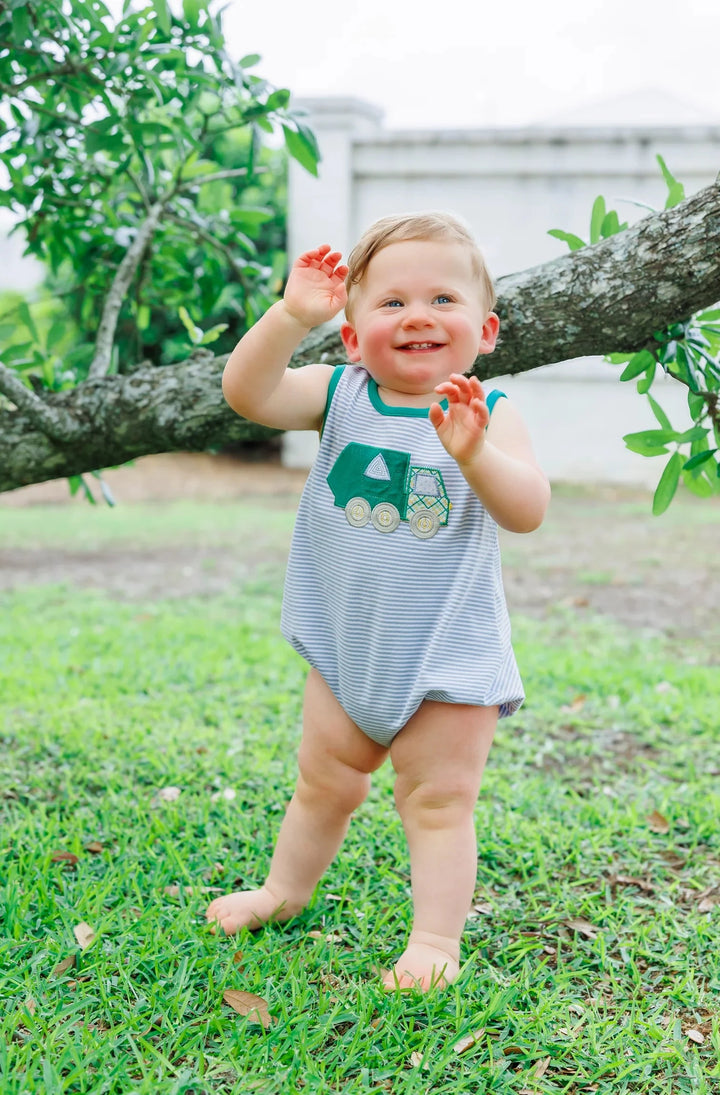Clean Up Crew Bubble Boy Romper Trotter Street Kids 