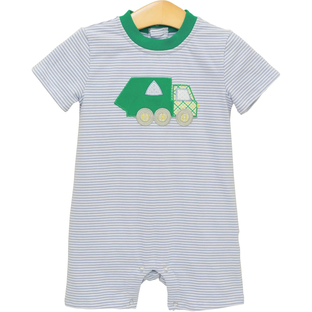 Clean Up Crew Romper Boy Romper Trotter Street Kids 