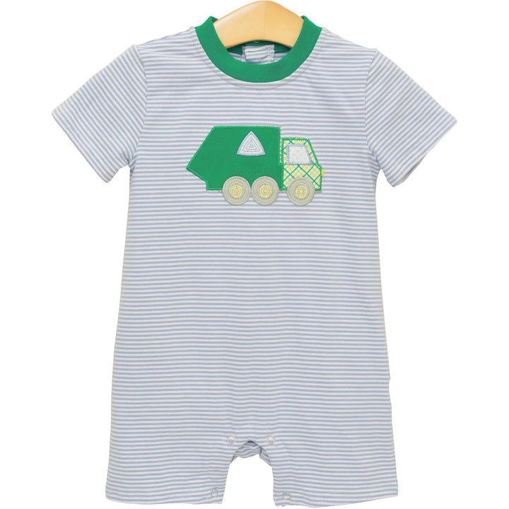 Clean Up Crew Romper Boy Romper Trotter Street Kids 