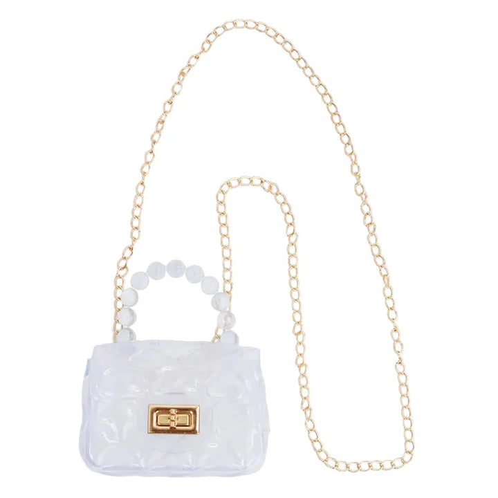 Clear Jelly Purse Girl Purse Sparkle Sisters Clear 