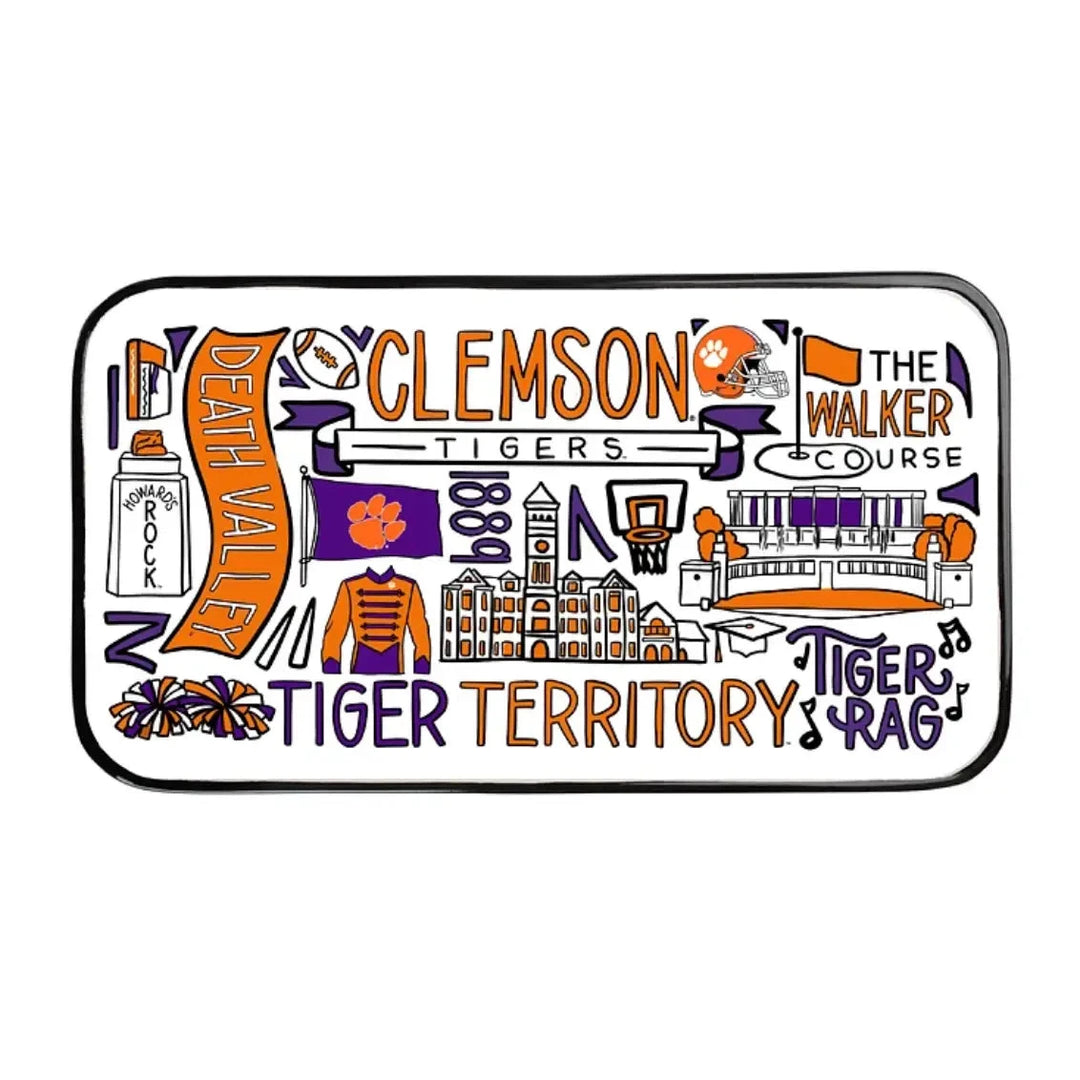 Clemson Collage Trinket Tray Trinket Dish Glory Haus 