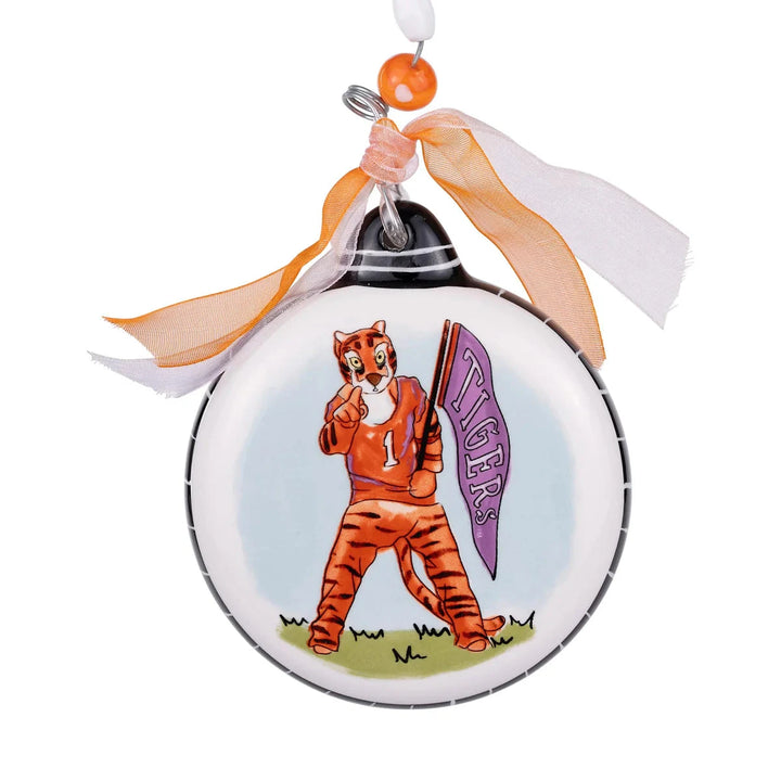 Clemson Mascot Puff Ornament Football Ornament Glory Haus 
