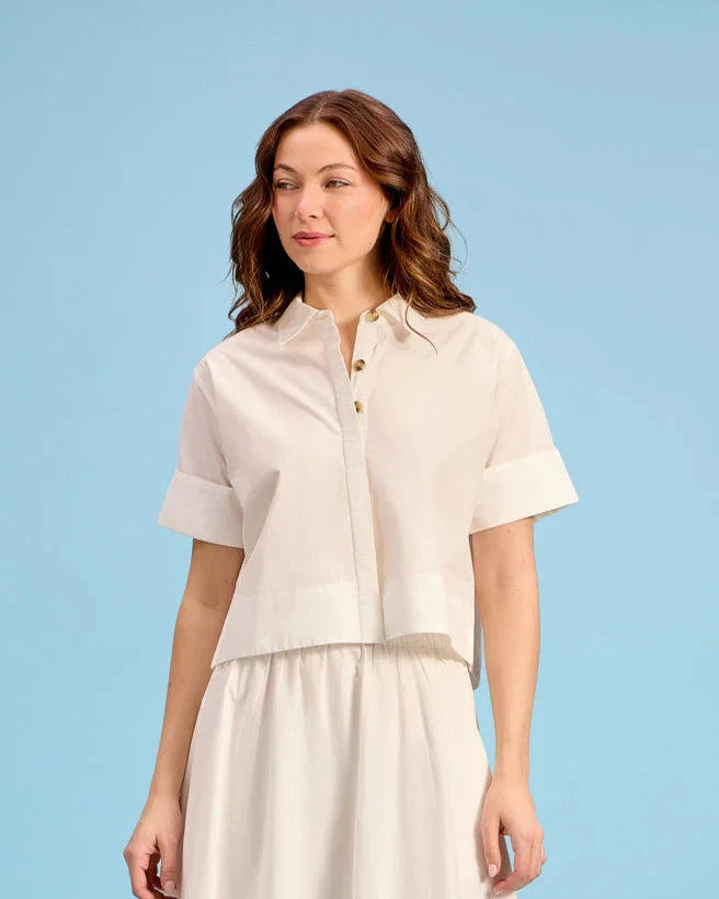 Club Shirt - White Womens Shirt Livro 