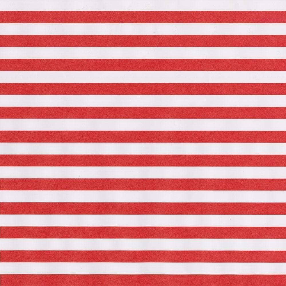 Club Stripe Red/Green Reversible Gift Wrap Roll Wrapping Paper Caspari 