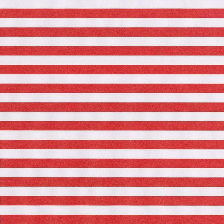 Club Stripe Red/Green Reversible Gift Wrap Roll Wrapping Paper Caspari 