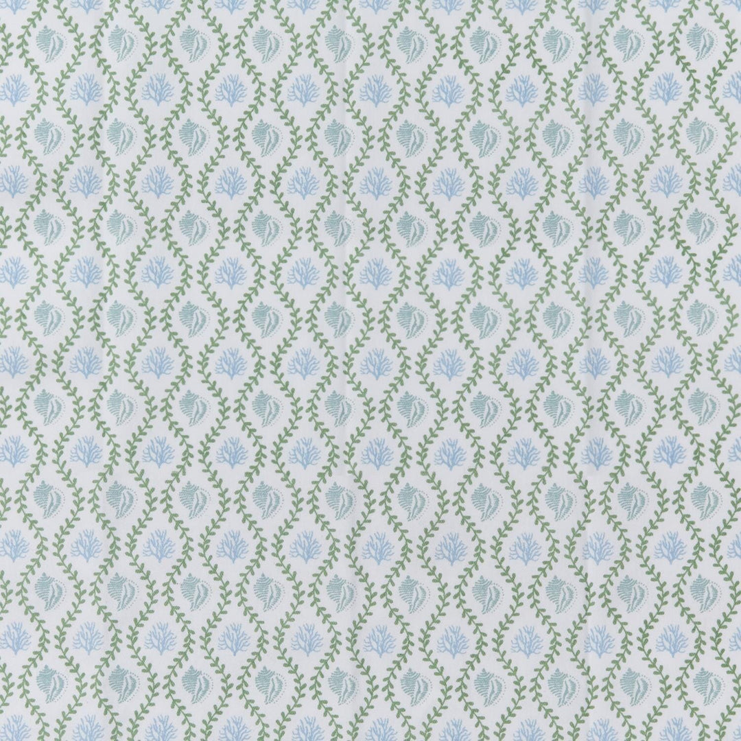 Coastal Block Print Cloth Napkins - Set of 4 Dinner Napkins Two's Company 