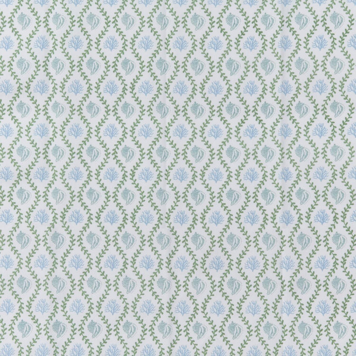 Coastal Block Print Cloth Napkins - Set of 4 Dinner Napkins Two's Company 