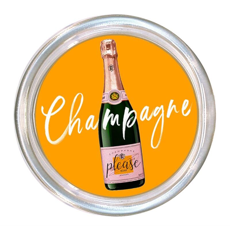 Coaster - Orange Champagne Please Coasters Marye Kelley 