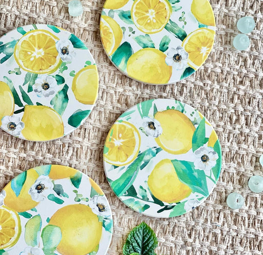 Coasters - Lemons - Set of 4 Coasters Patina Vie 