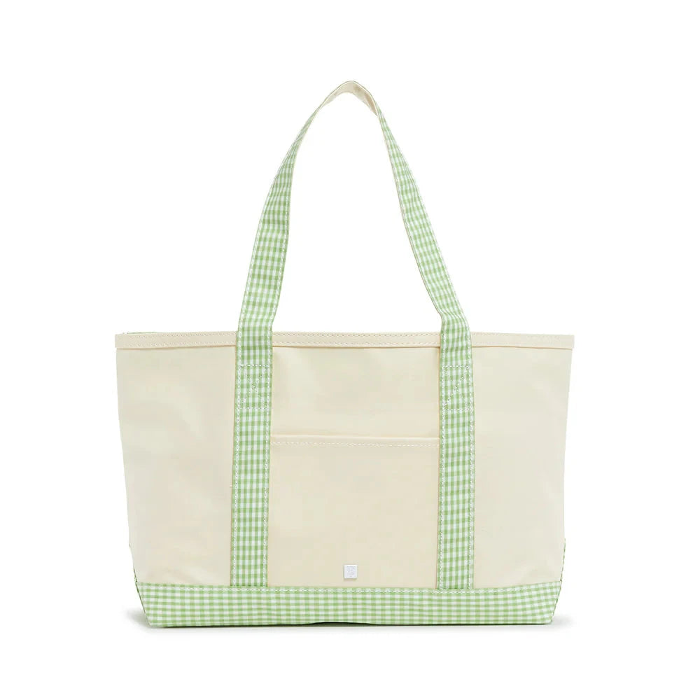 Coated Tote - Medium Tote TRVL Design Leaf 