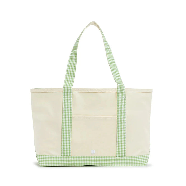 Coated Tote - Medium Tote TRVL Design Leaf 