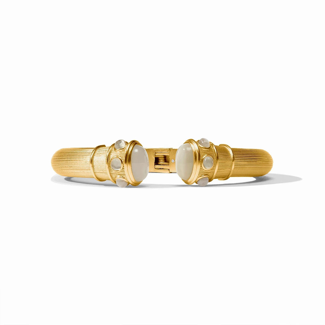 Cobblestone Demi Cuff - Ivory Cat's Eye Womens Bracelet Julie Vos 