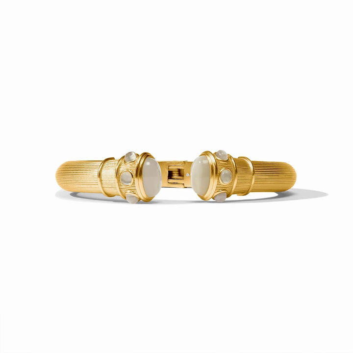 Cobblestone Demi Cuff - Ivory Cat's Eye Womens Bracelet Julie Vos 