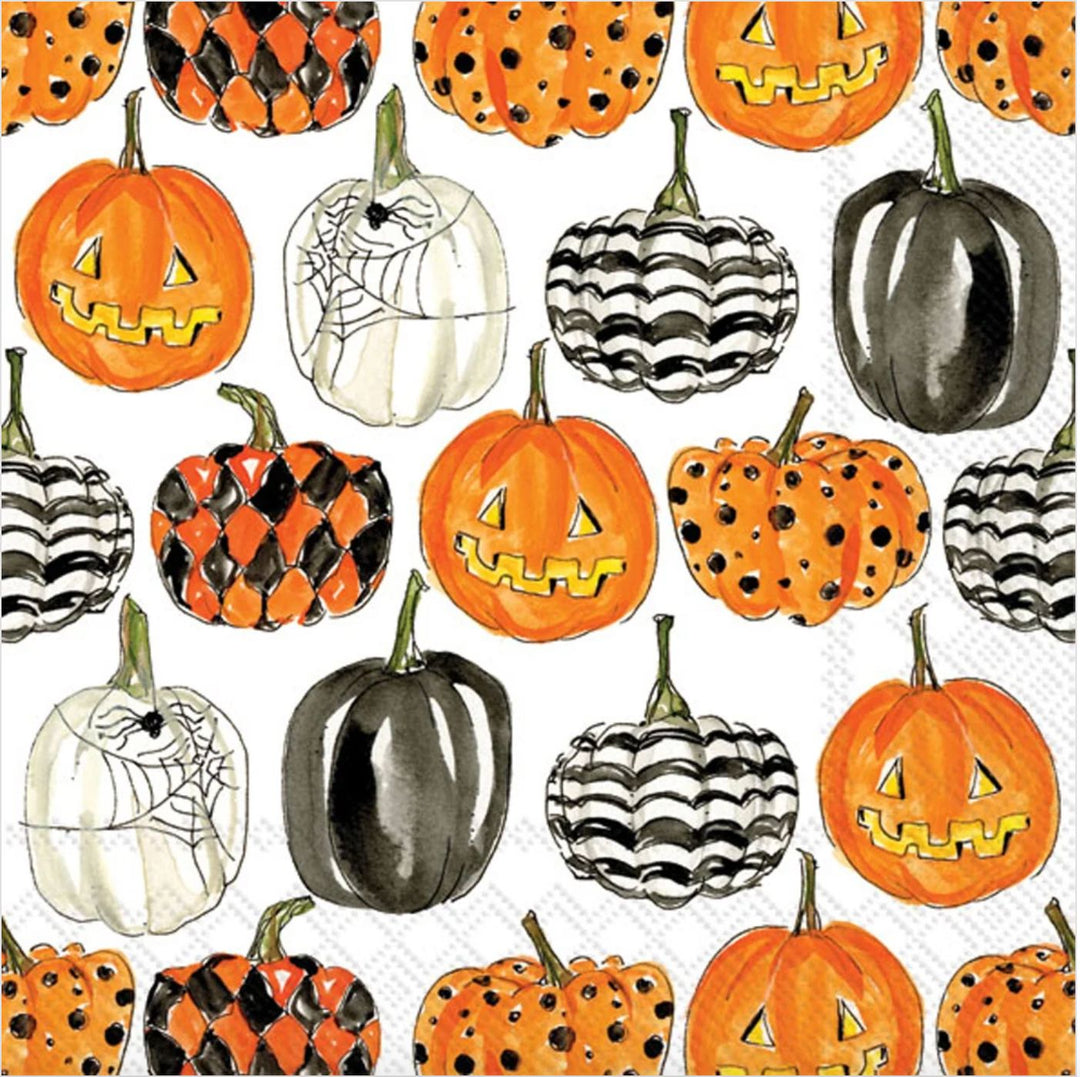 Cocktail Napkin - Halloween Pumpkin Cocktail Napkins Boston International 