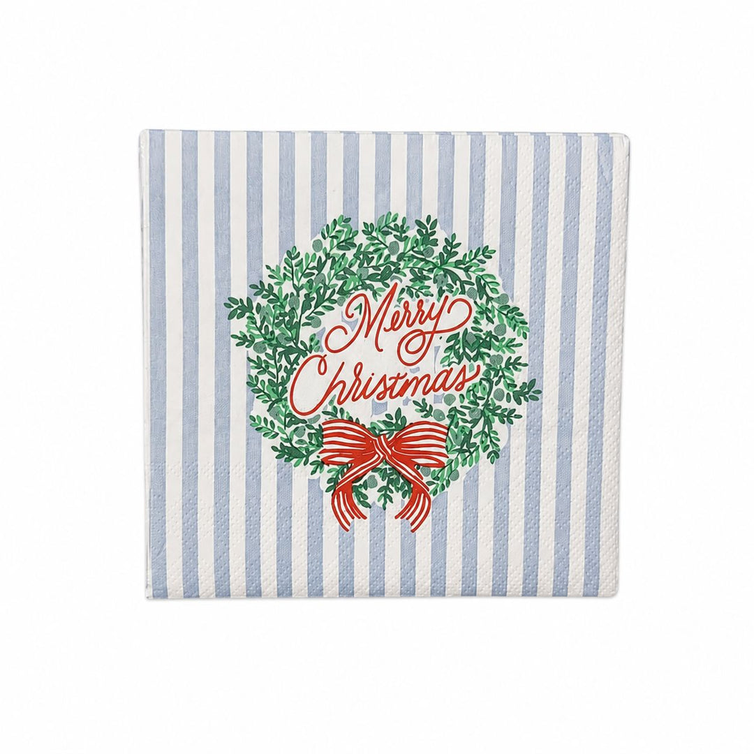 Cocktail Napkin Wreath & Ribbon Cocktail Napkins Mary Square 