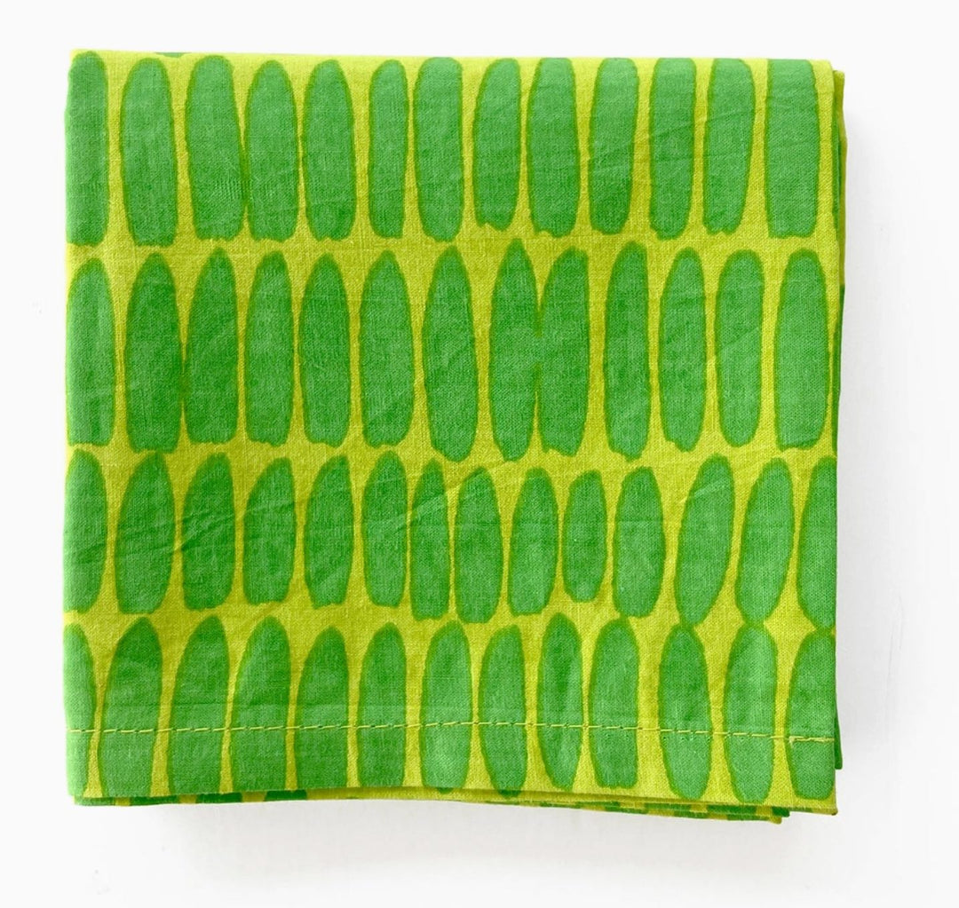 Cocktail Napkins -Wall Green Cocktail Napkins See Design 