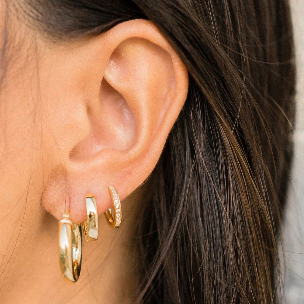 Coco Huggies - Gold Womens Earrings FYB 