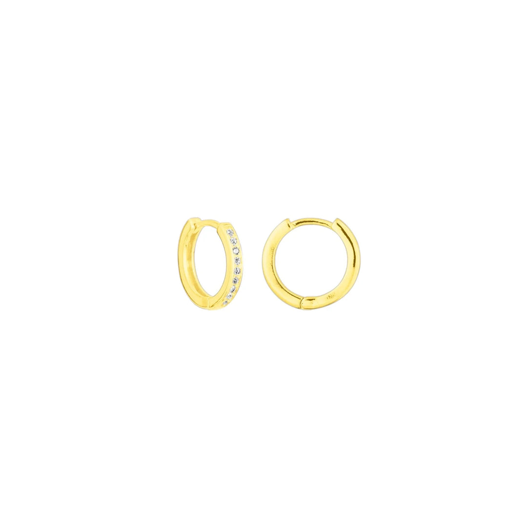 Coco Huggies - Gold Womens Earrings FYB 