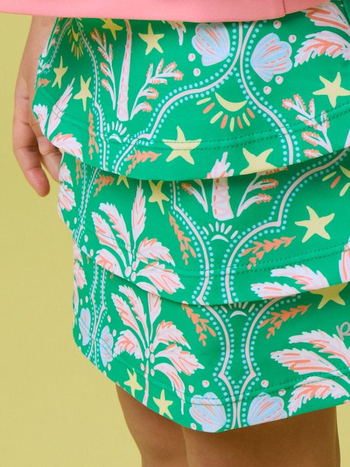 Coconut Cabana Active Skort Girl Skirt Rufflebutts 