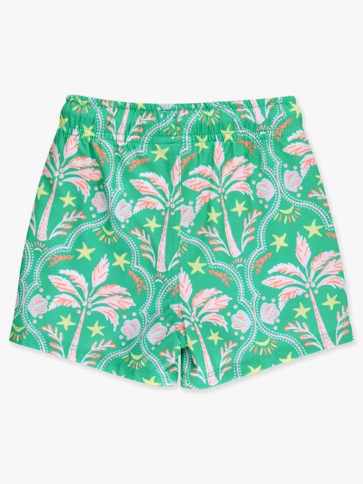 Coconut Cabana Performance Hybrid Swim Trunks Boy Bathing Suit Rufflebutts 