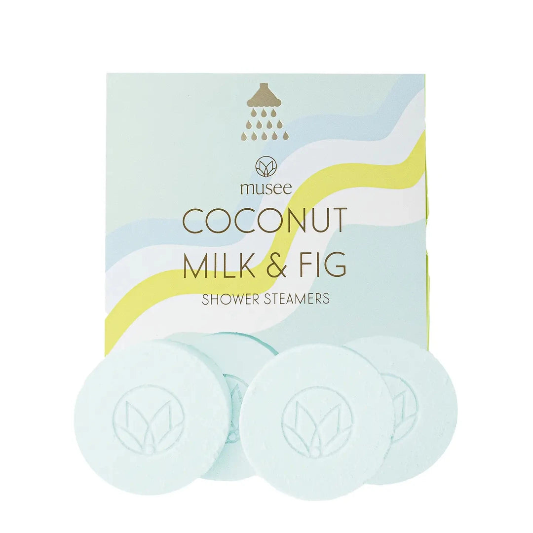 Coconut Milk & Fig Shower Steamers Bath Bomb Musee 