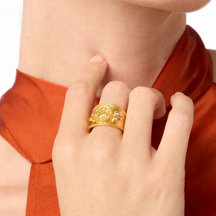 Coin Crest Ring Womens Ring Julie Vos 