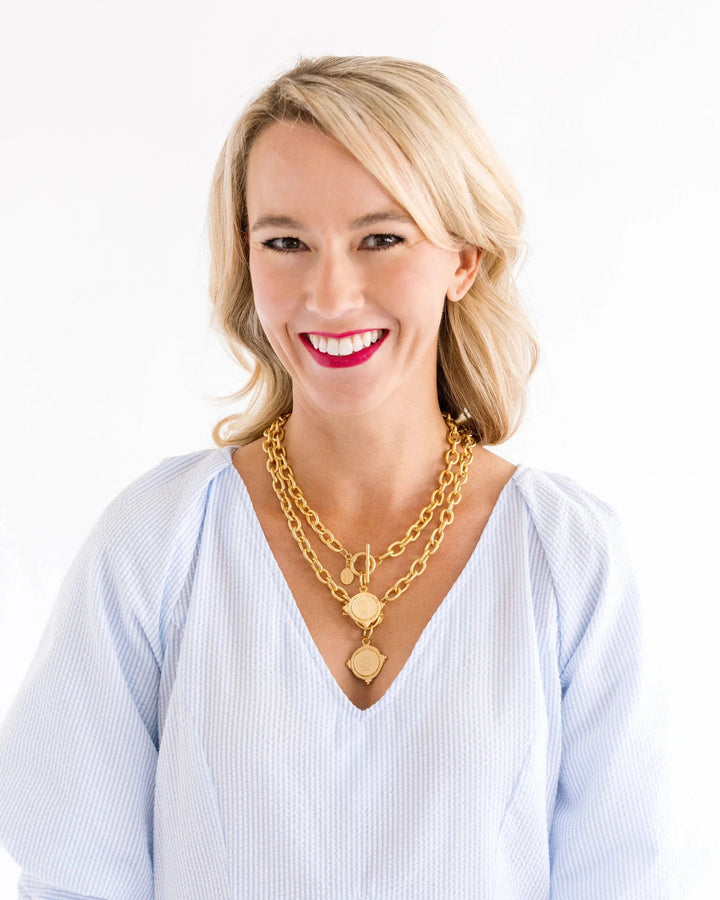 Coin Toggle Necklace Womens Necklace Susan Shaw 