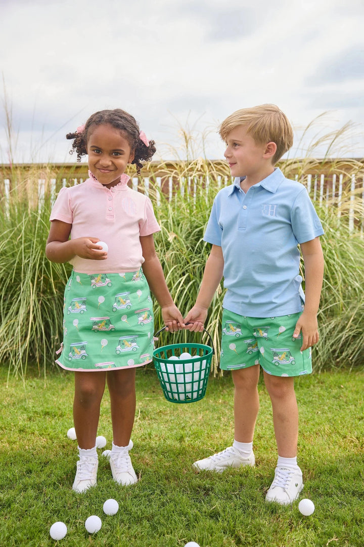 Colleen Skort - Pink Paws on Par Girl Skirt Little English 