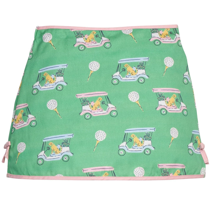 Colleen Skort - Pink Paws on Par Girl Skirt Little English 