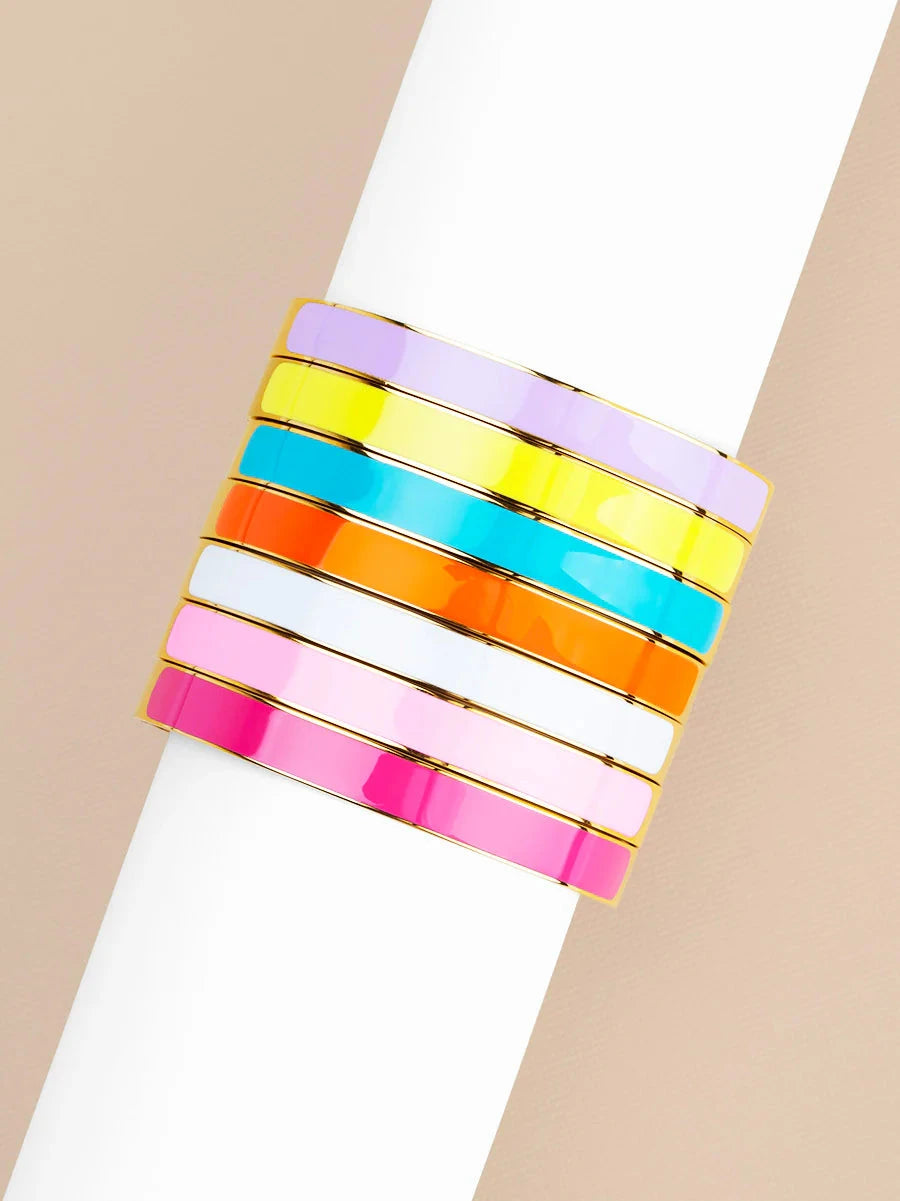 Color Pop Enamel Bangles Womens Bracelet Zenzii Jewelry 