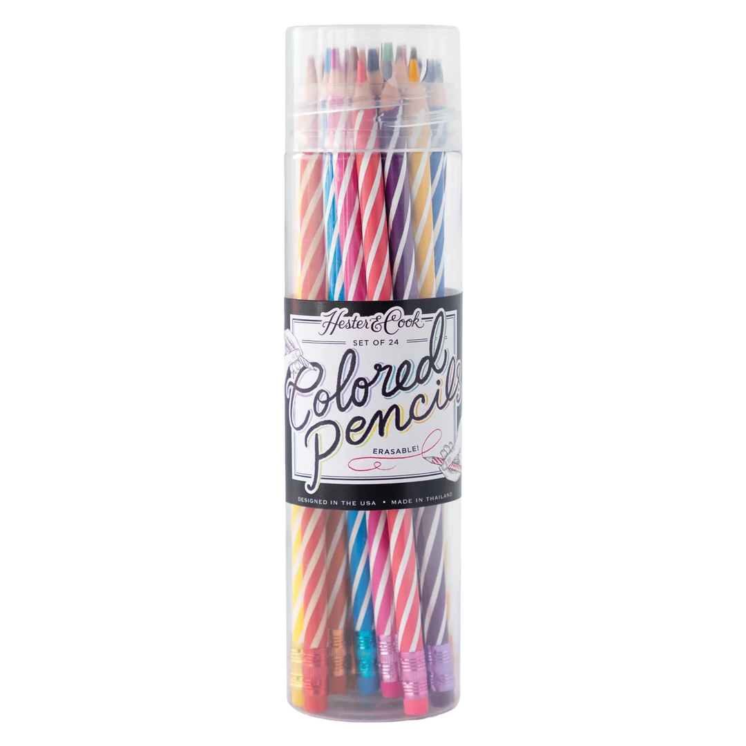 Colored Pencils Coloring Supplies Hester and Cook 