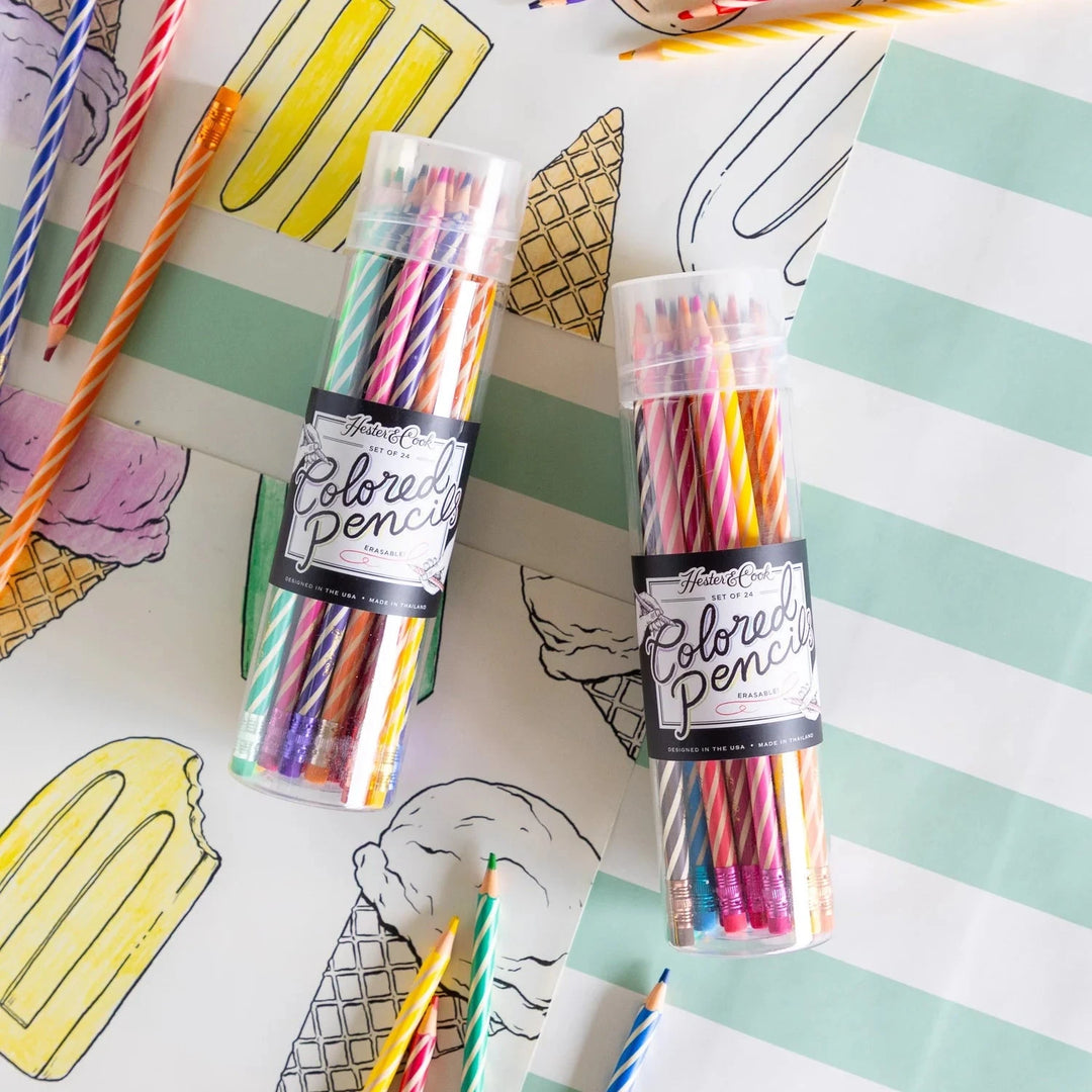 Colored Pencils Coloring Supplies Hester and Cook 