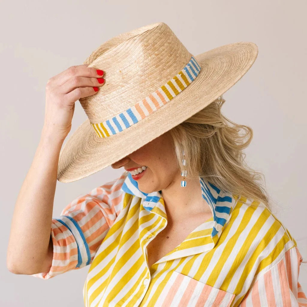 Colorful Daydreamer Palm Hat Sunhat Sunshine Tienda 