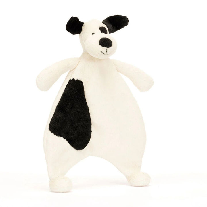 Comforter - Bashful Black & Cream Puppy Plush Toy JellyCat 