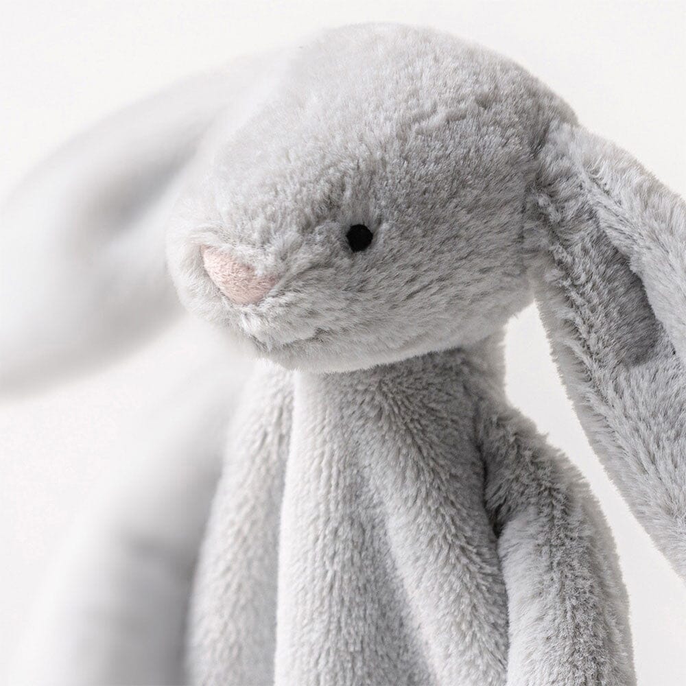 Comforter - Bashful Grey Bunny Plush Toy JellyCat 