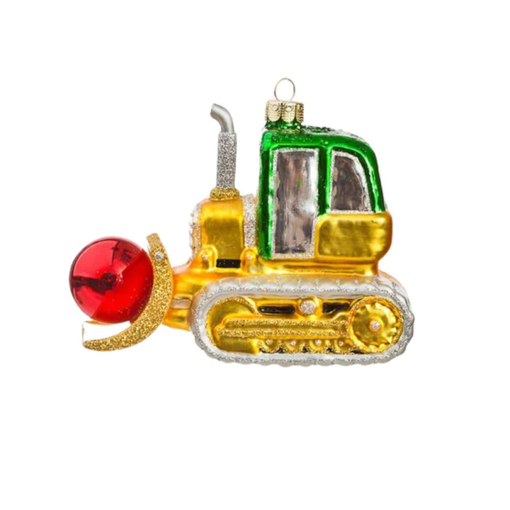 Construction Ornament Christmas Ornament 180 Degrees Bulldozer 