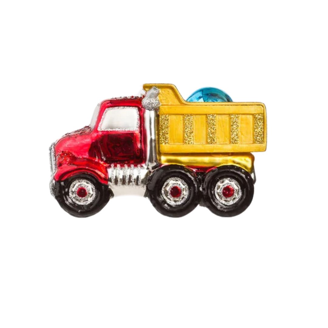 Construction Ornament Christmas Ornament 180 Degrees Dump Truck 