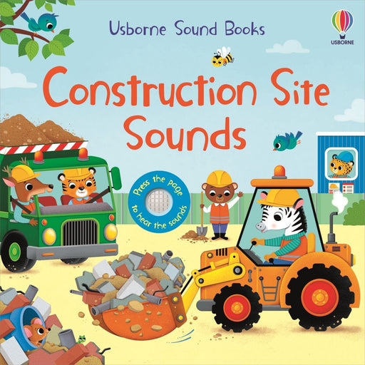Construction Site Sounds Baby Book Usborne 