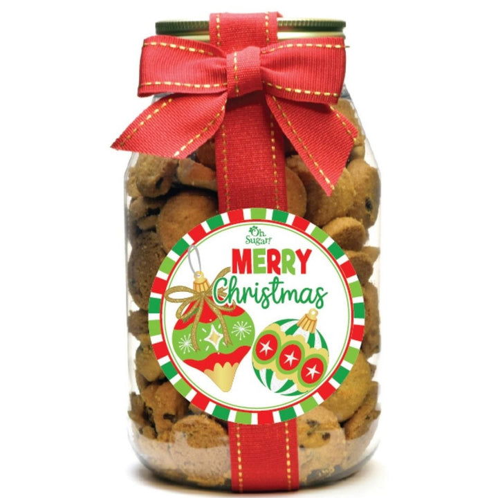 Cookie Jar - Merry Christmas Food Oh Sugar Merry Christmas Ornaments 