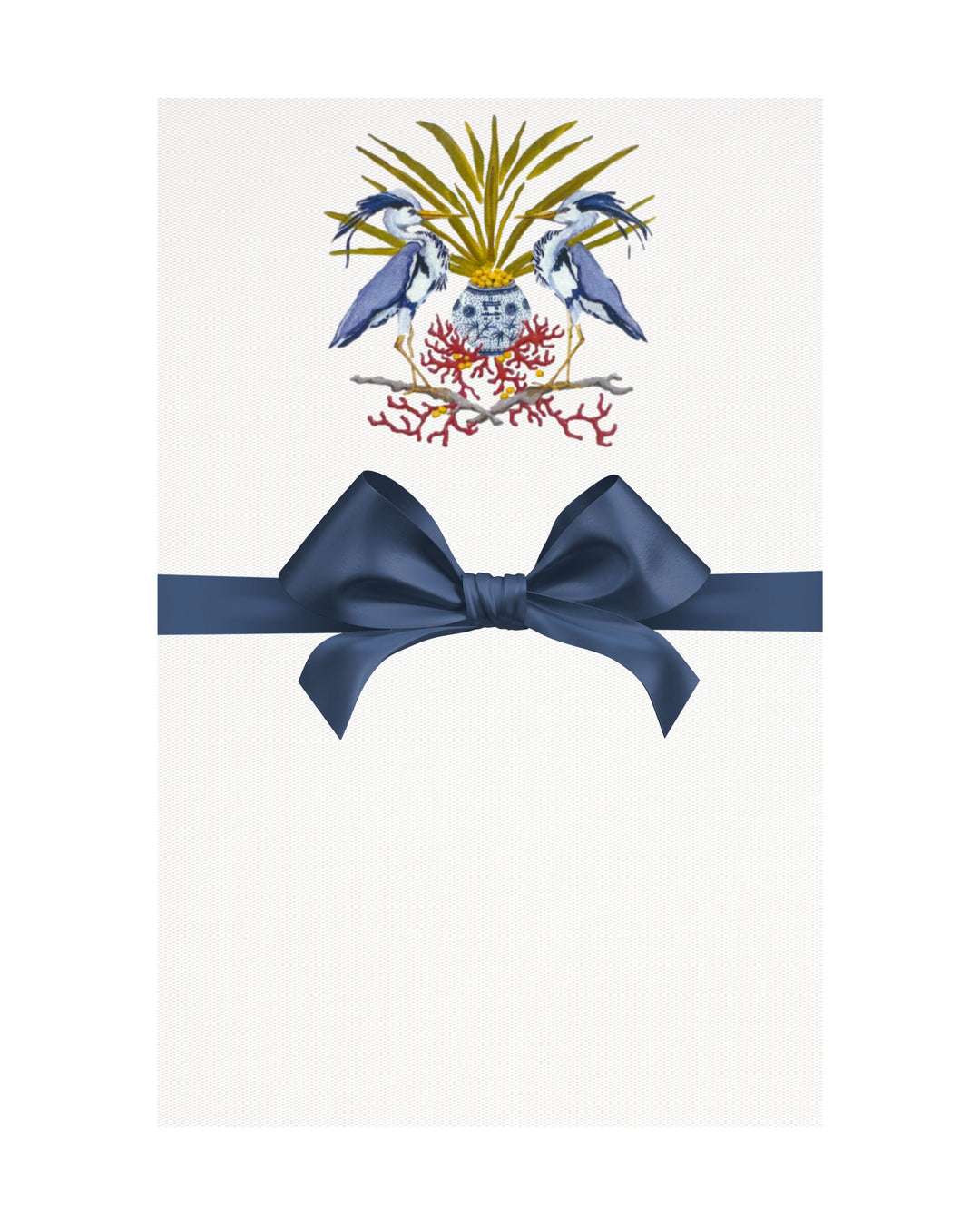 Coral Herons Note Pad Notebooks & Notepads The French Bee 