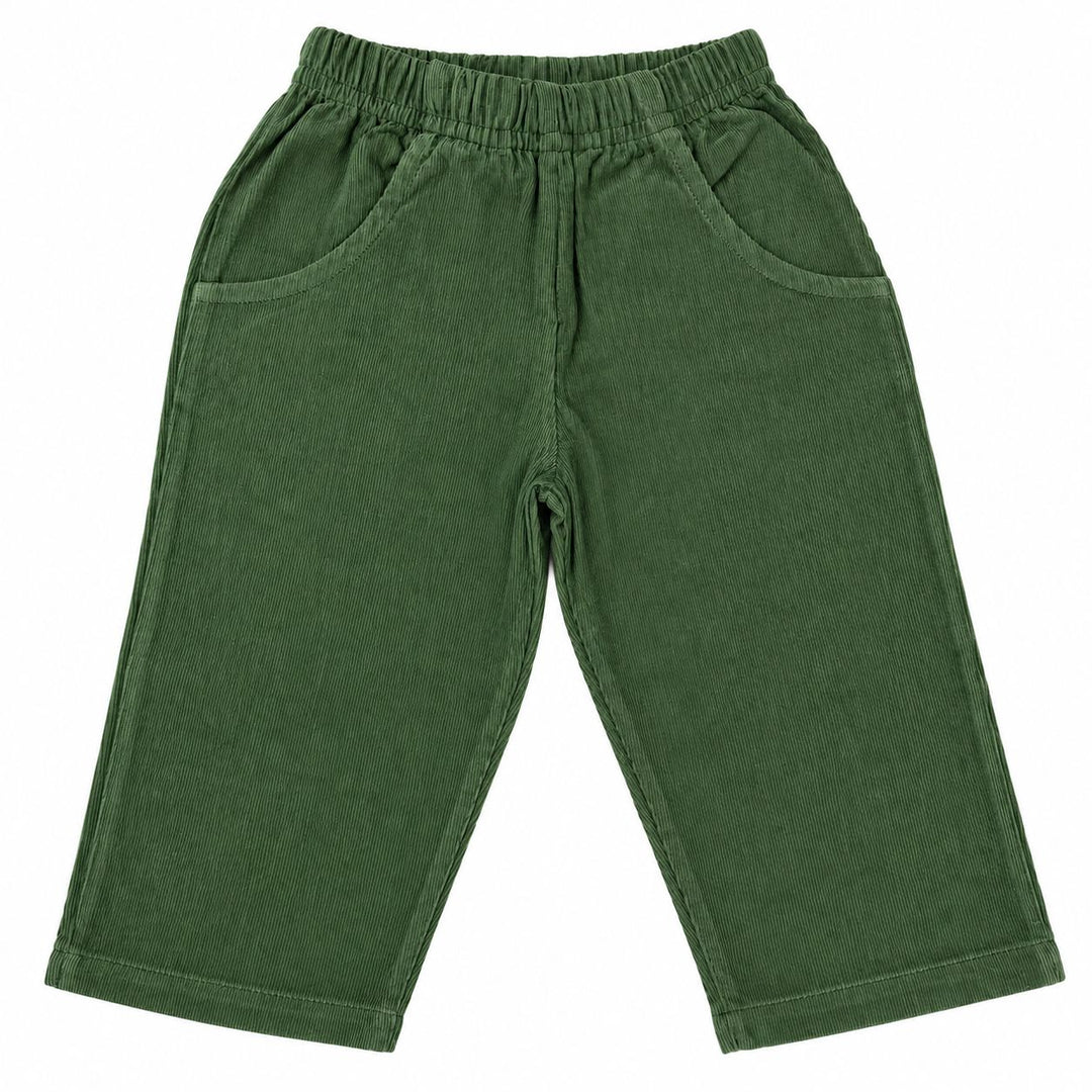 Corduroy Pants - Green Boy Pants Luigi 