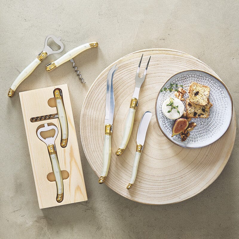 Corkscrew Set in Wood Tray Bottle Openers Creative Brands - Santa Barbara Design Studio 
