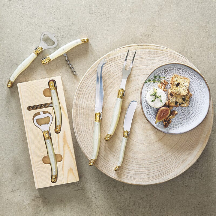 Corkscrew Set in Wood Tray Bottle Openers Creative Brands - Santa Barbara Design Studio 