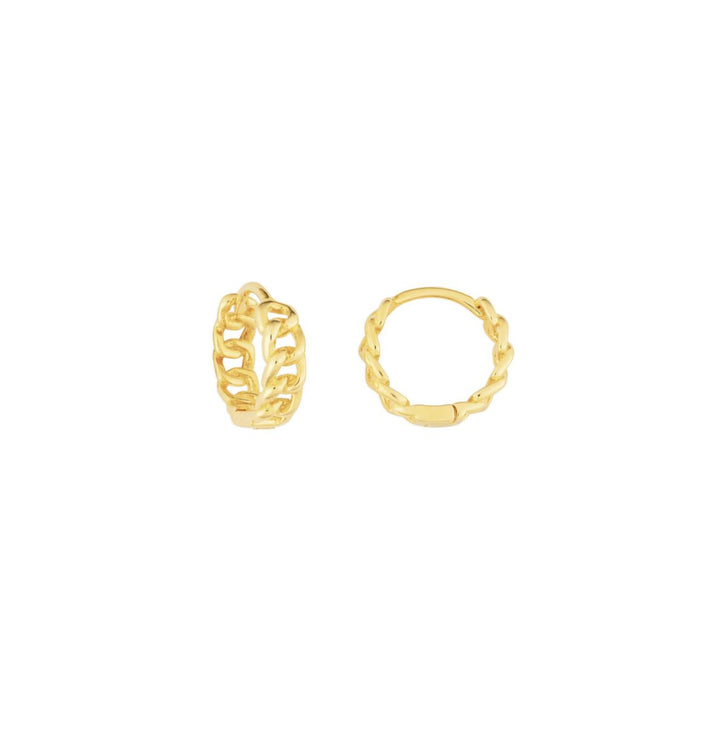 Corrine Huggies - Gold Womens Earrings FYB 