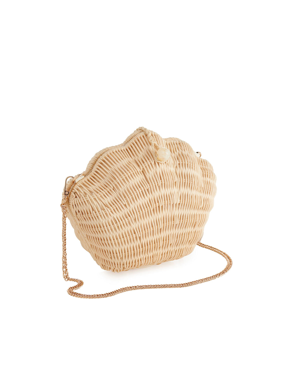 Corsica Shell Bag - Natural Straw Bag Shiraleah 