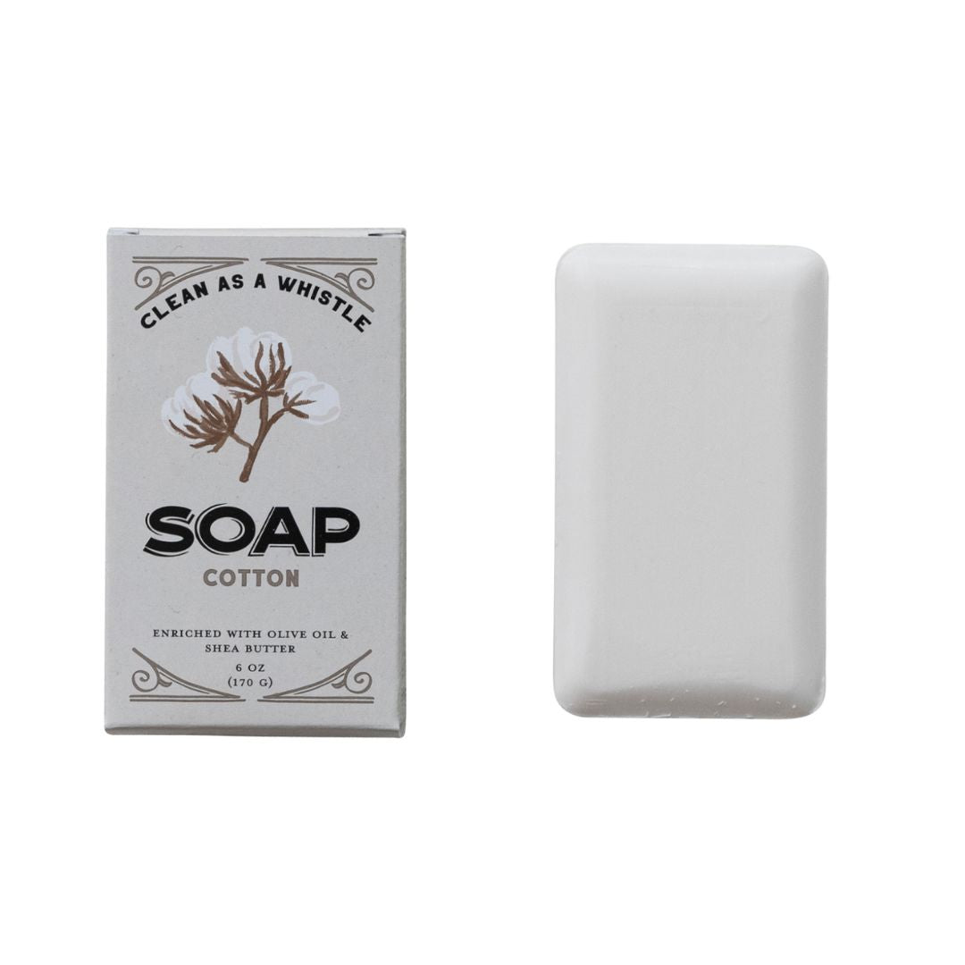 Cotton Scented Bar Soap Bath Soap Creative Co-Op 