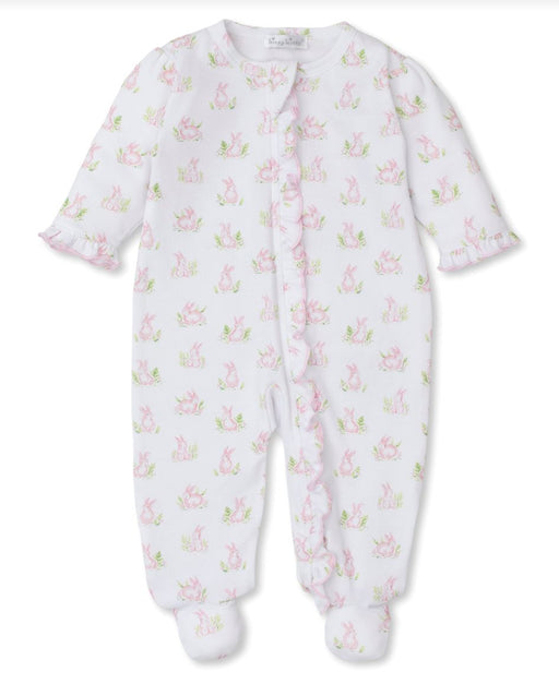 Cottontail Hollows Pink Zip Footie Girl Footie Kissy Kissy 