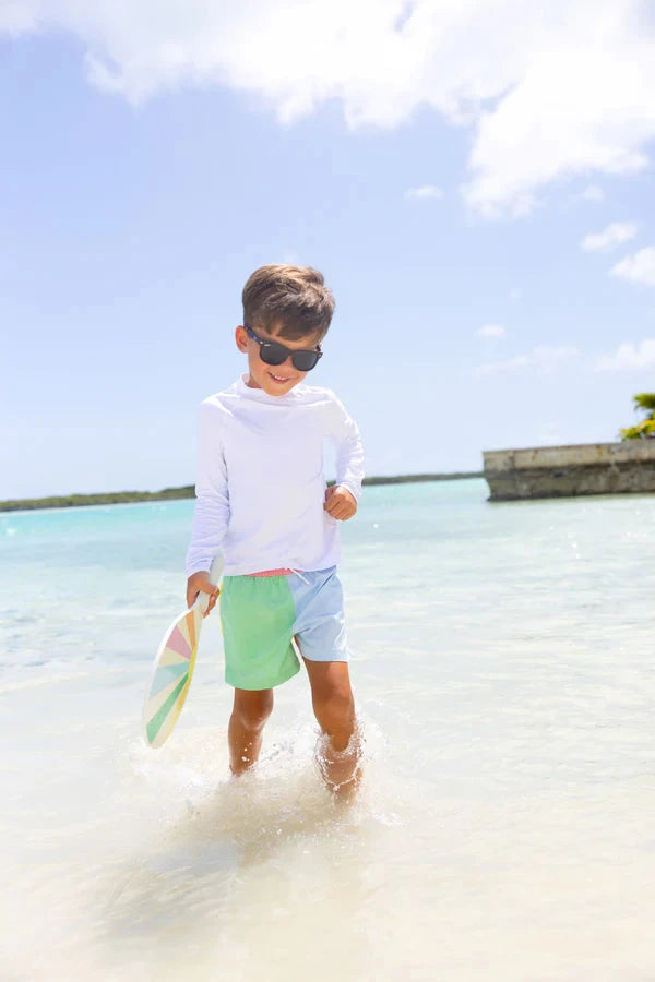 Country Club Colorblock Trunks Boy Bathing Suit Beaufort Bonnet 