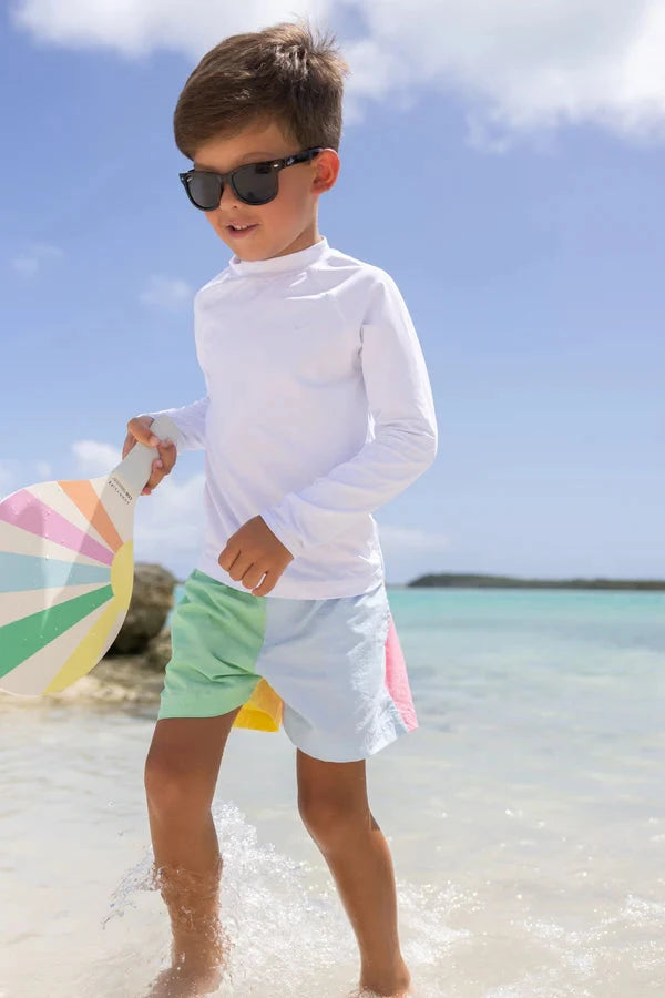 Country Club Colorblock Trunks Boy Bathing Suit Beaufort Bonnet 